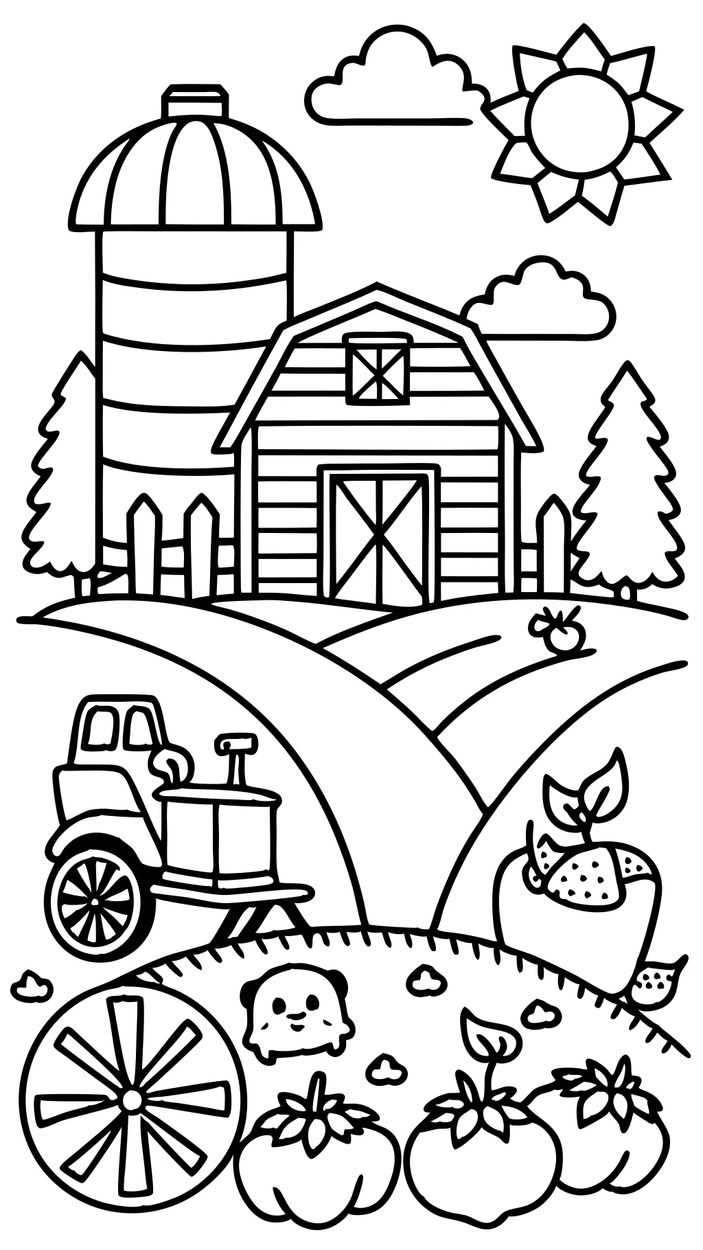 farming coloring pages